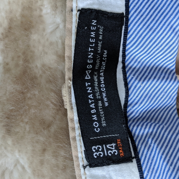Combatant gentlemen khaki pants size 33/34 - Picture 4 of 4